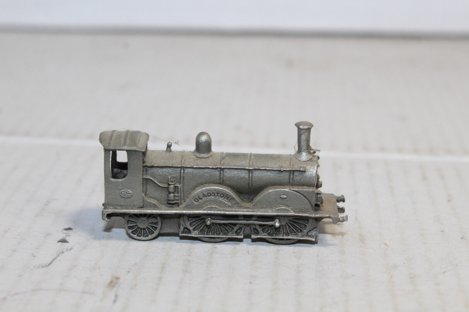 Danbury Mint Pewter Train Steam Engine Locomotive 1985 0-4-2 Gladstone