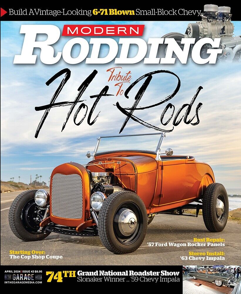 Modern Rodding Magazine Tribute to Hot Rods Issue #43 April 2024 - New