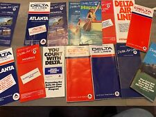 Lot of Delta Air Lines Timestables picture
