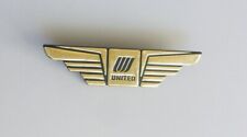 United Airlines Wings Tulip Logo Lapel Pin Pinback Aerospace Rare picture