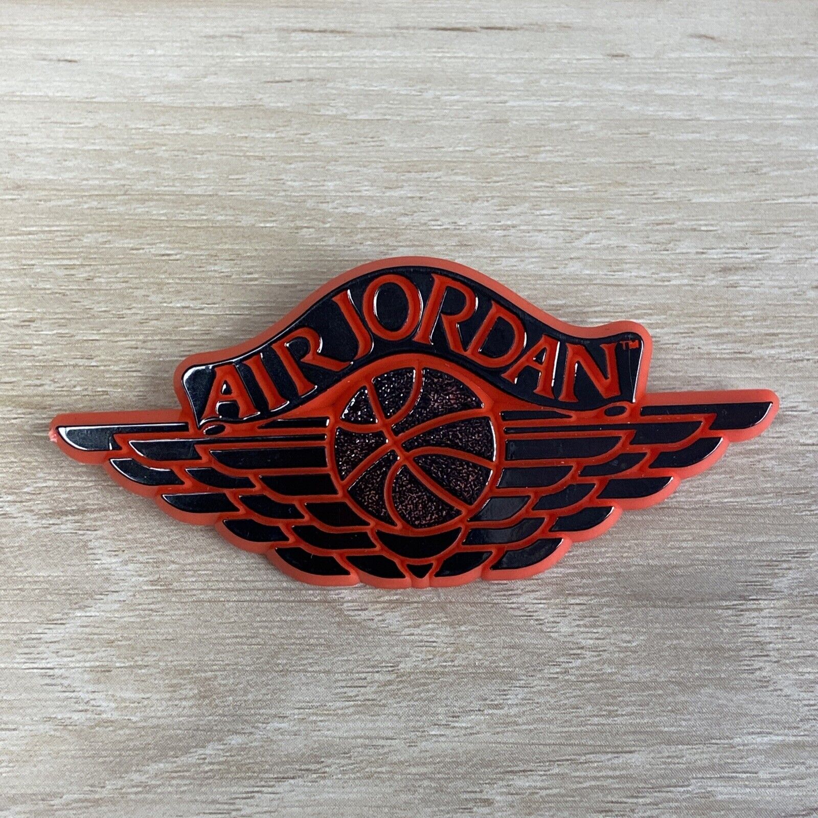 Vintage Nike Air Jordan Pin Flight Wings AJ1 1980s Made in USA Stoffel Seals