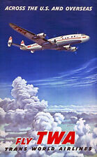 TWA Lockheed Constellation ((16”x20”)) Print picture