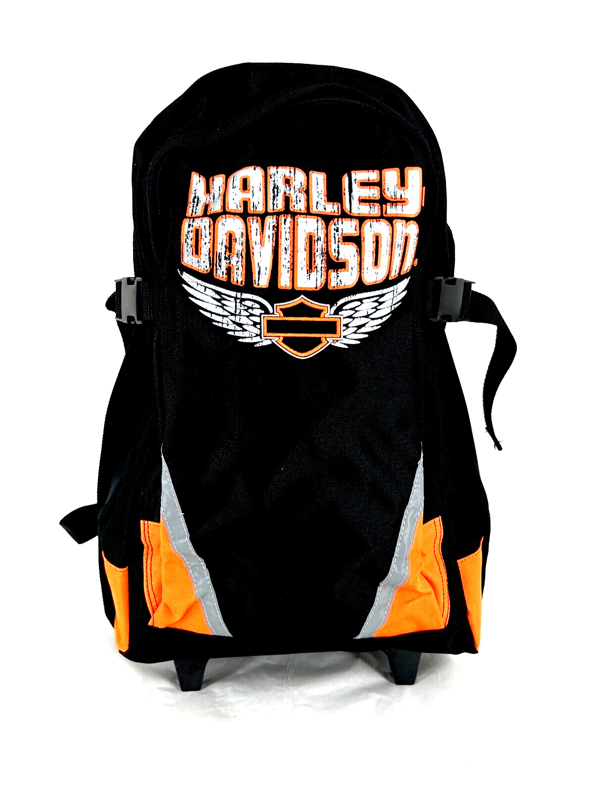 Harley Davidson® Rolling Backpack with Wheels Retractable Handle Luggage