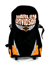 Harley Davidson® Rolling Backpack with Wheels Retractable Handle Luggage picture
