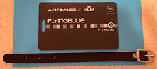 Air France KLM Flying Blue Platinum Skyteam Elite Plus Luggage Tag NEW  TP-01-12 picture