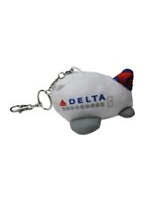 Delta Air Lines Keychain Clip Plush Jet Aircraft Airplane 4