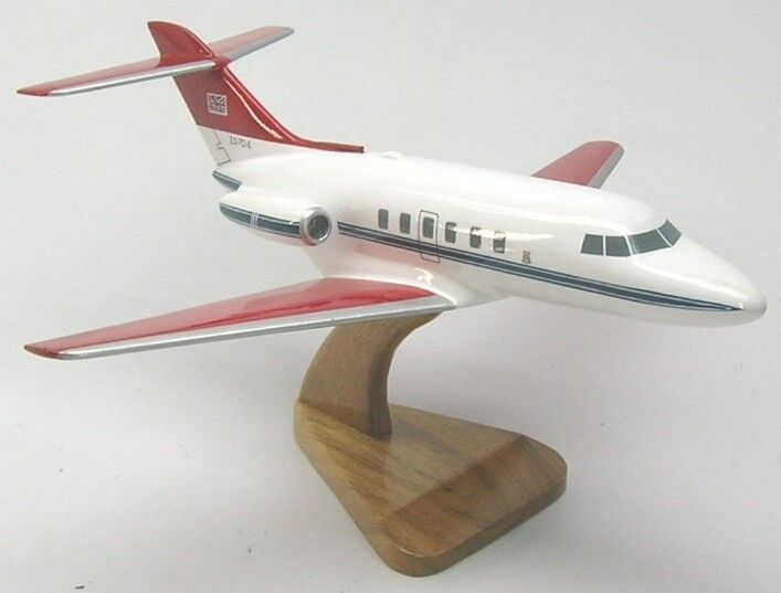 Hawker Siddeley HS-125 Airplane HS125 Desktop Kiln Dried Wood Model Regular New