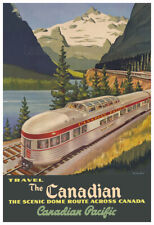 Canadian Pacific Railway Scenic Domeliner Travel Poster picture