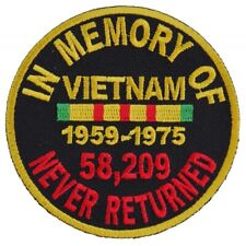 Vietnam  In Memory of  58,209 Never Returned  1959-1975  3