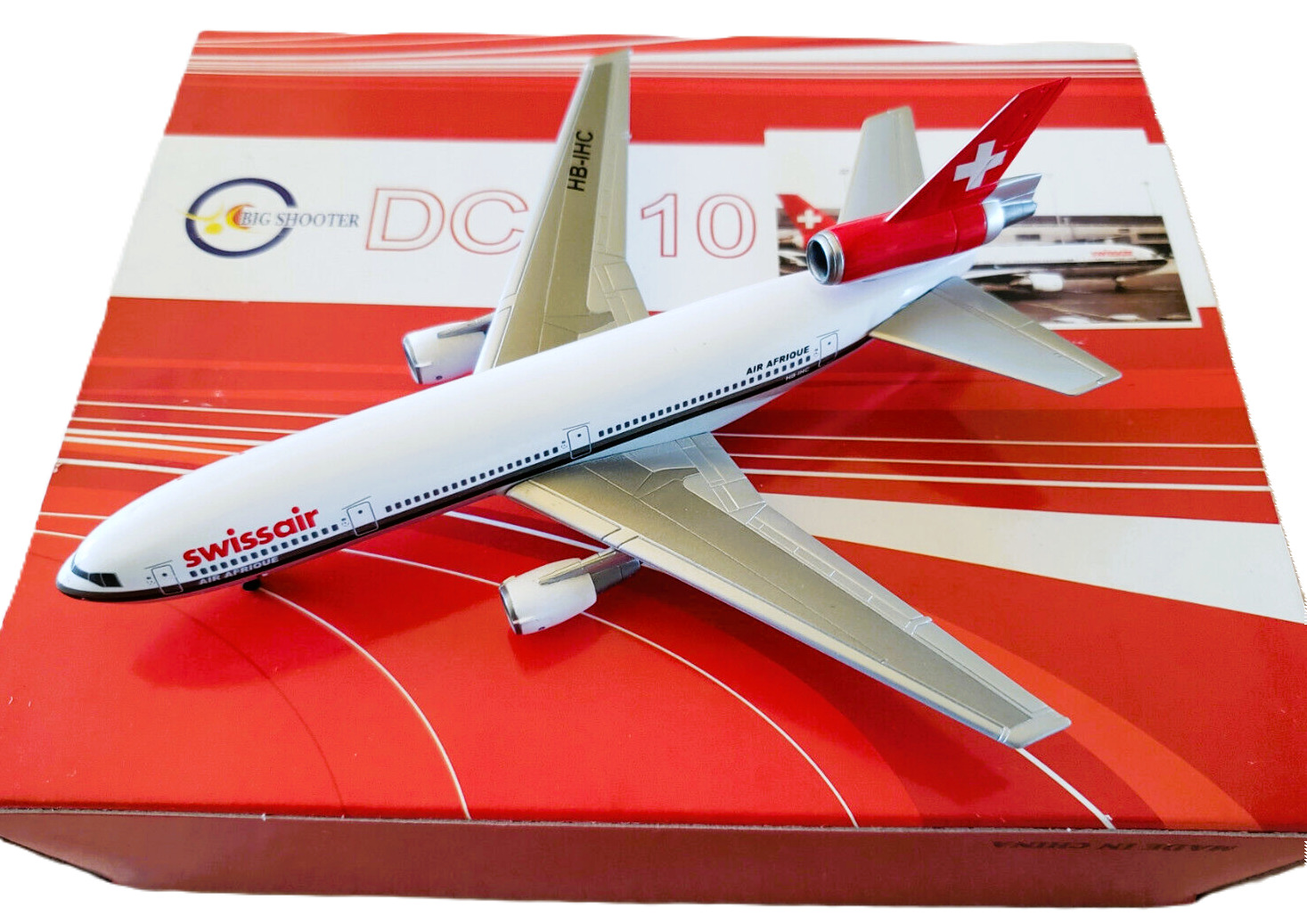 Dragon Wings Swissair McDonnell Douglas DC-10-30 HB-IHC Diecast 1/400 Jet Model