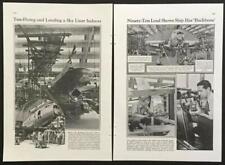 Douglas DC-4 1938 pictorial “Test Flying and Landing of a Skyliner Indoors” picture