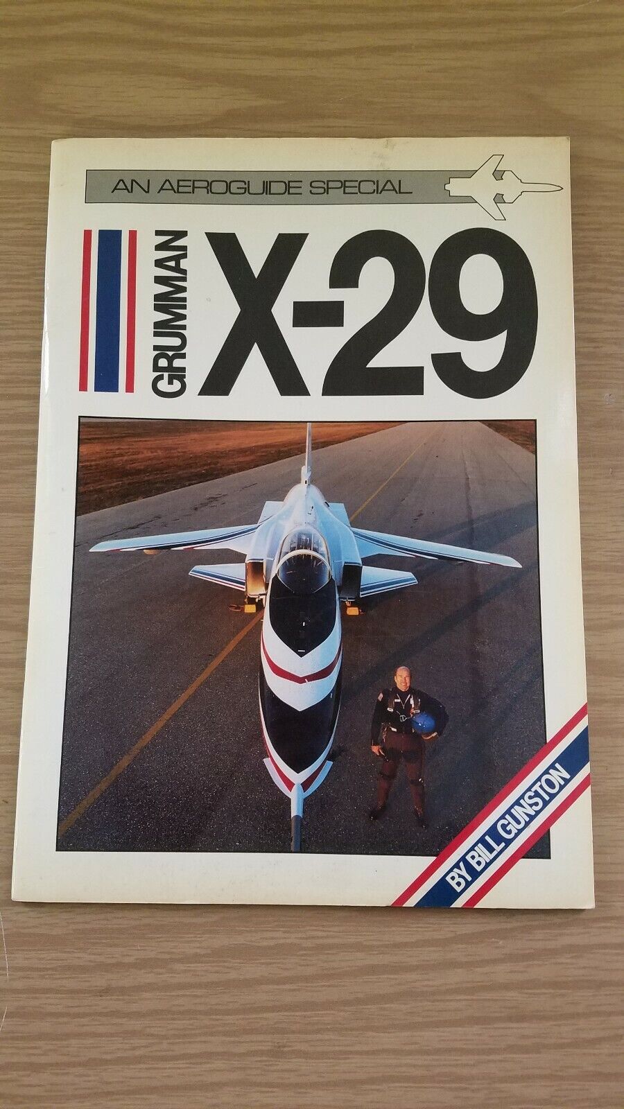 Rare Vintage 1985 Grumman X-29 Bill Gunston Book Aeroguide Special Aeolus *READ