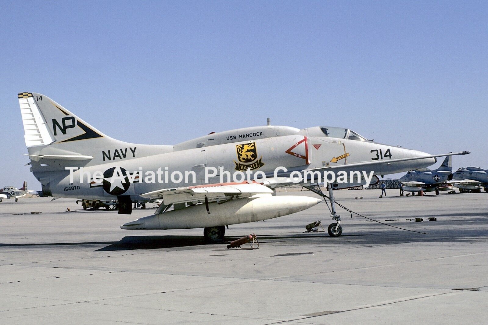US Navy VA-212 Douglas A-4F Skyhawk 154970/NP-314 (1971) Photograph