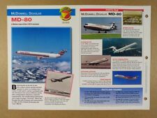 McDONNELL DOUGLAS MD-80 Airliner specs photos 1997 info sheet picture