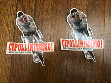 Vintage Two (2) Specialized Cipollinissimo Cipollini Stickers Tour de France picture