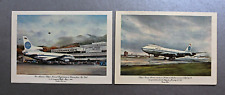 Pan Am First Flight Dinner Menus - B747 and L1011, Excellent Condition picture