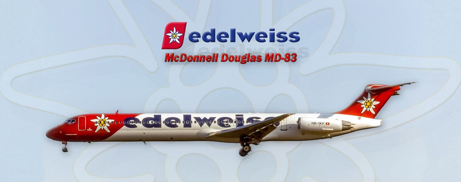 Edelweiss Airlines McDonnell Douglas MD-83 Handmade 2\