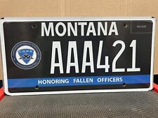 C.O.P.S. CONCERNS OF POLICE SURVIVORS HONORING FALLEN OFFICERS MONTANA PLATE picture