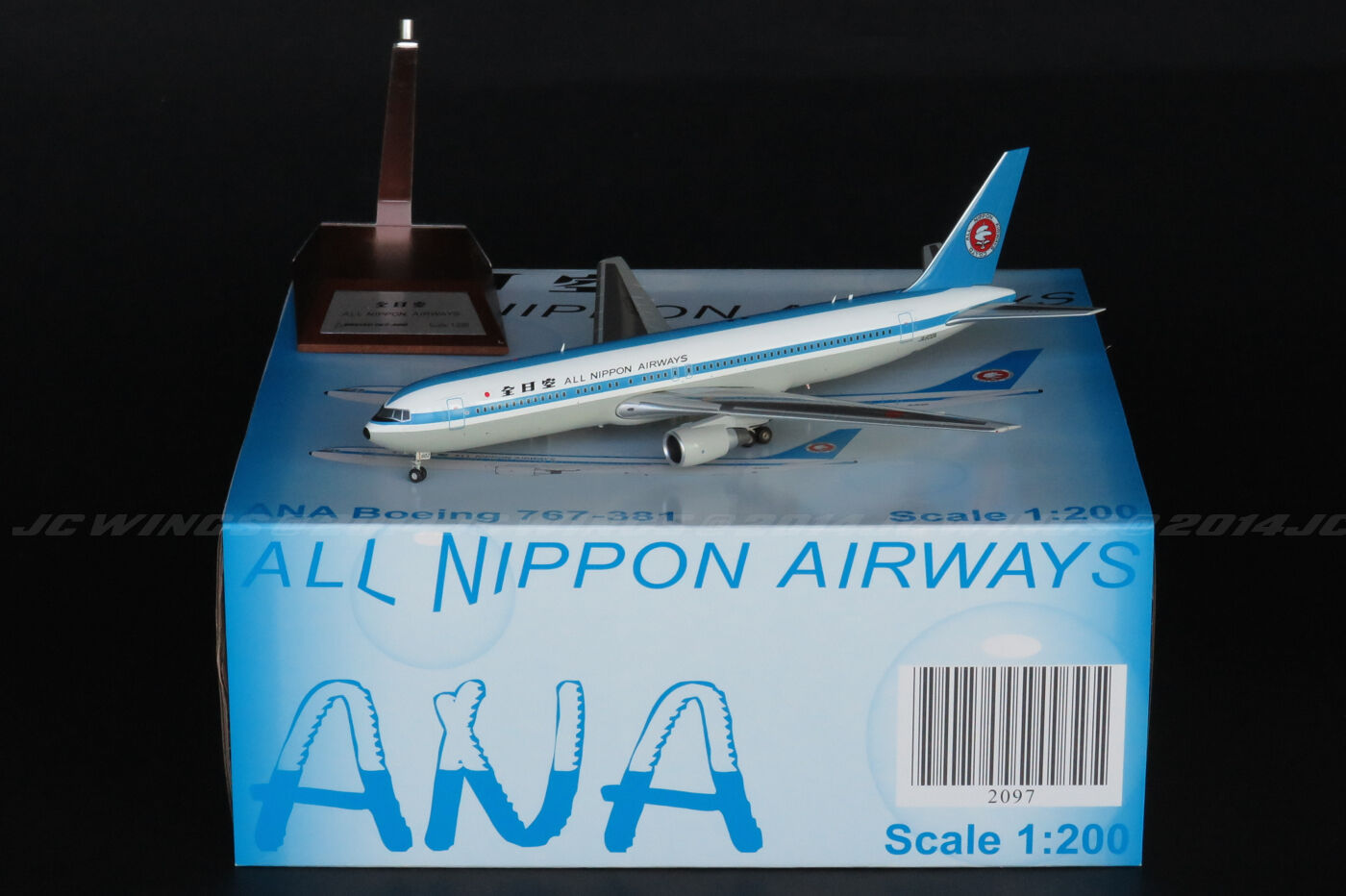ANA All Nippon Airways B767-300 Reg:JA602A Mohican JC Wings 1:200 Diecast XX2097