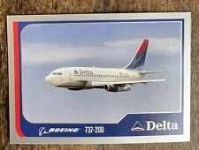 2003 Delta Air Lines Aircraft Pilot Trading Card # 3 Boeing 737-200. picture