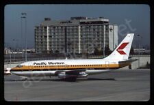 Pacific Western Boeing 737-200 C-FPWE Nov 85 Kodachrome Slide/Dia A14 picture