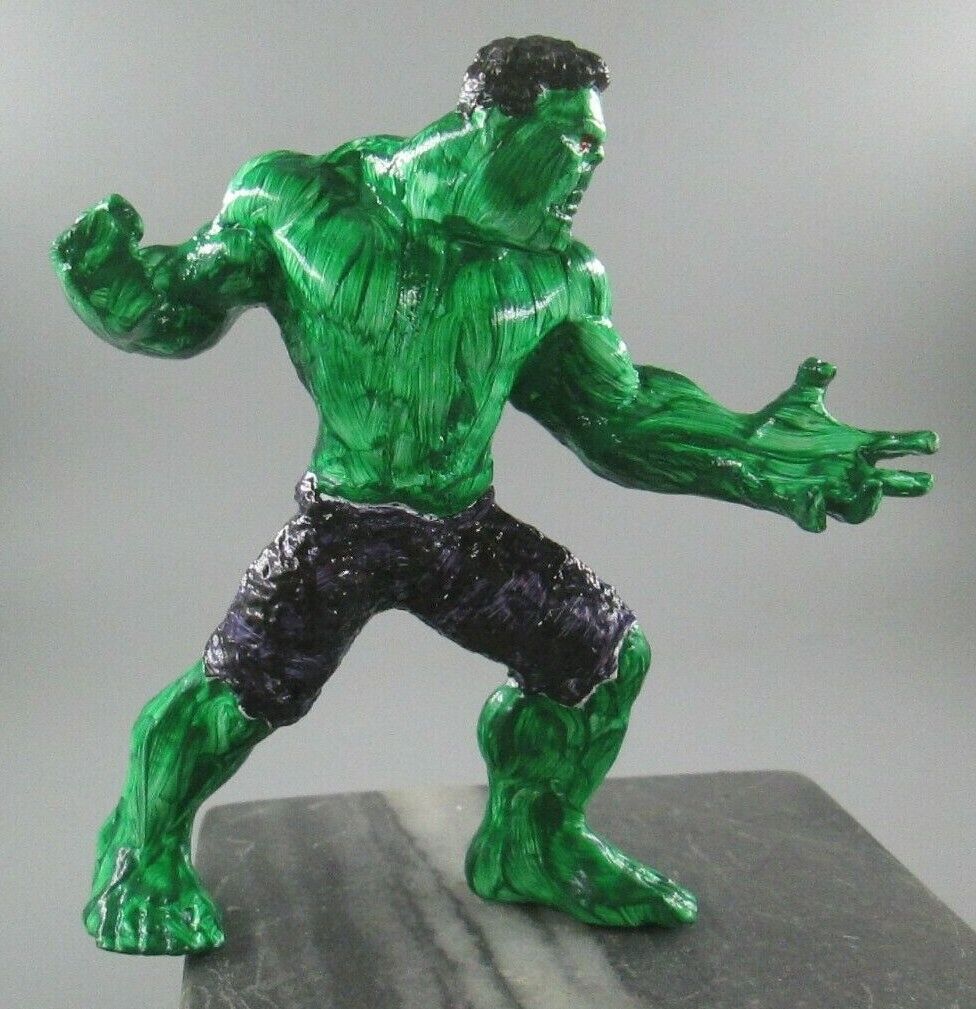  hulk the incredible hand painted stan lee the avengers hotrod car hood ornament