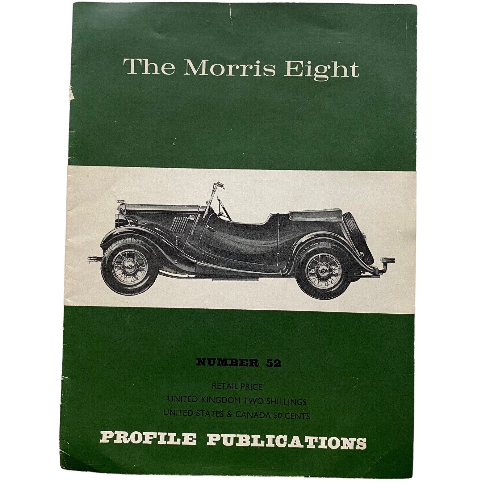 The Morris Eight Number 52 Profile Publications Cars UK England Pamphlet