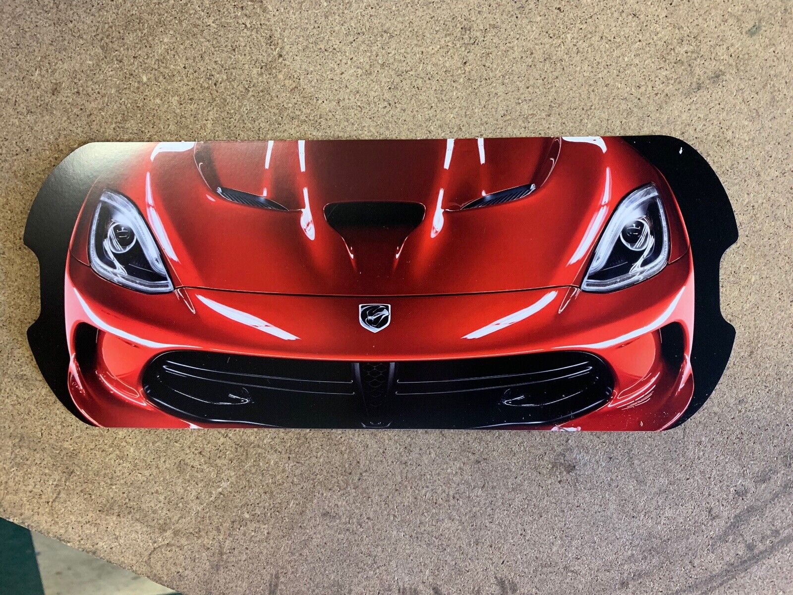 Barrett Jackson Auction Card For The Sale Of The 1st 2013 Dodge Viper 11”x5”