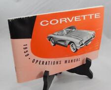 Vintage 1959 Chevrolet Corvette Operations Manual Official Reprint B0067 picture