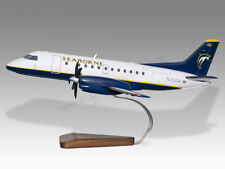 Saab 340 Seaborne Airlines Ver.2 Solid Mahogany Wood Handcrafted Display Model picture