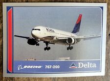 Delta Air Lines Boeing 767-200 Aircraft Pilot Trading Card # 7  2003 Series picture