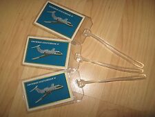 Grumman Gulfstream II Luggage Tags - Vintage Airplane Playing Card Name Tag (3) picture