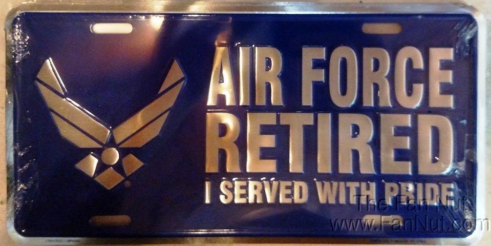 Air Force Retired USAF Blue Wings 6\