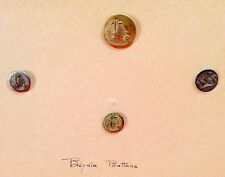 1890s New Haven CT Bicycle Club Uniform Buttons High Wheeler Bikes & Provenance picture