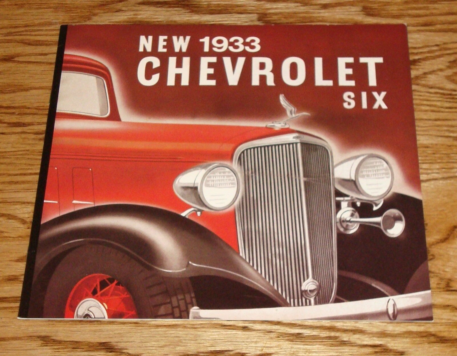 1933 Chevrolet Six Full Line Sales Brochure 33 Chevy Roadster Phaeton