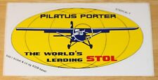 Pilatus PC-6 (Switzerland) Porter Utility Aircraft Sticker picture