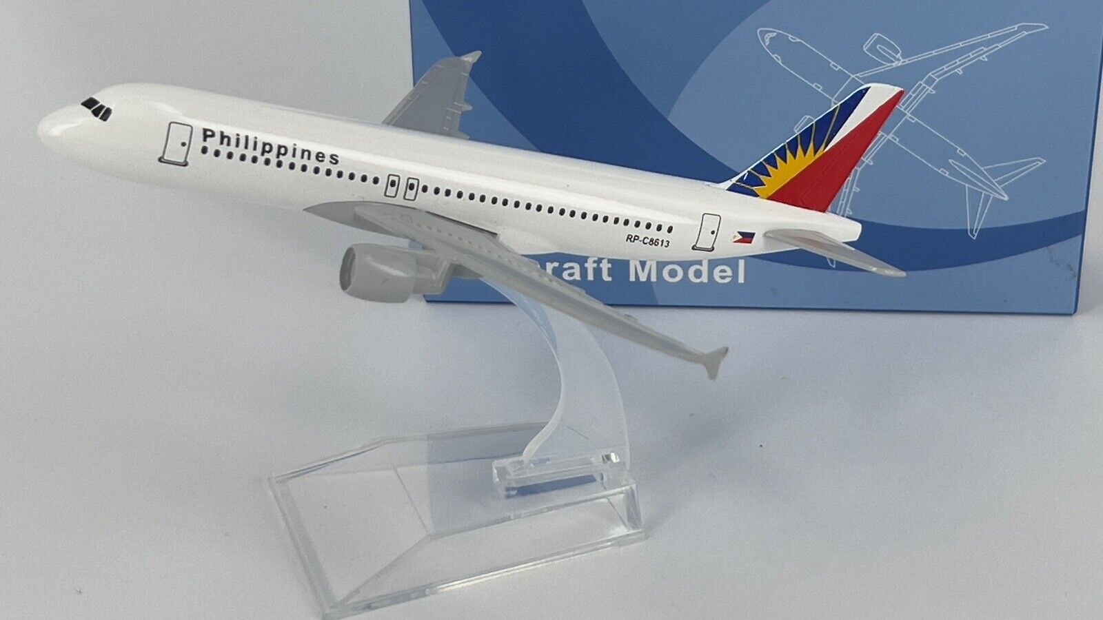 Philippines Air A320 Air Model Plane Scale 1:400 Apx 14cm Long Diecast Metal