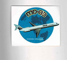 MCDONNELL DOUGLAS MD 83  STICKER AIRLINES picture