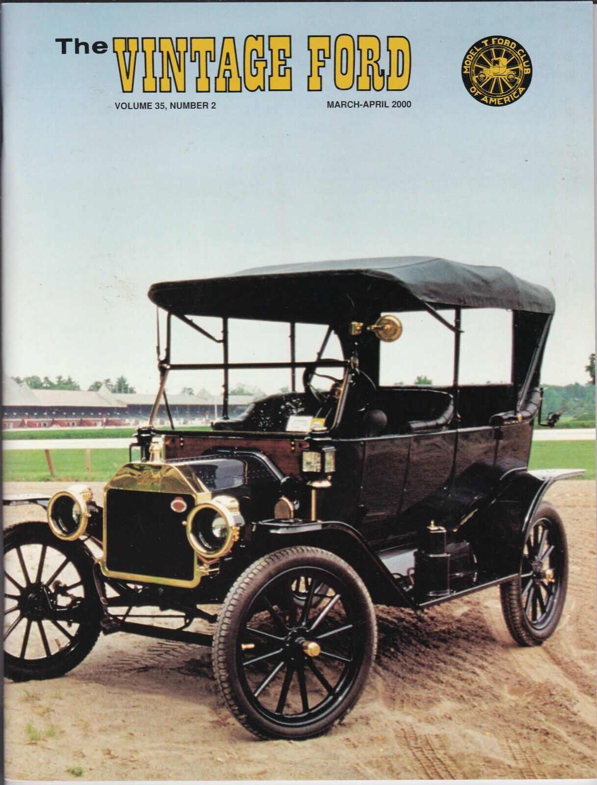 1913 TOURING - THE VINTAGE FORD MAGAZINE - SPRINGS RACE TRACK IN SARATOGA SPRING
