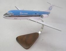 Fokker 70 KLM Cityhopper Airplane Desktop Wood Model Large picture