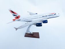 British Airways A380 Medium  Plane Model On Stand Apx 34 cm Resin Airplane picture