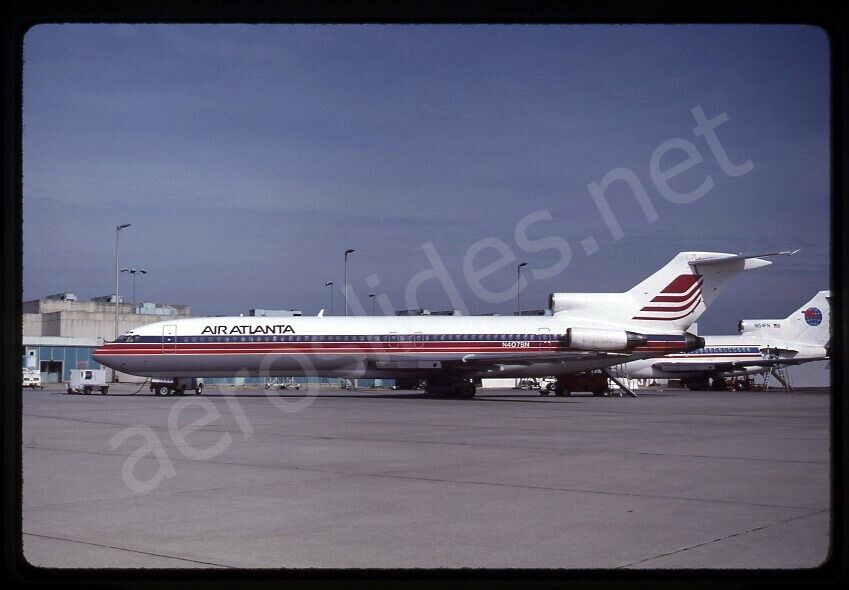 Air Atlanta Boeing 727-200 N407BN Feb 87 Kodachrome Slide/Dia A15
