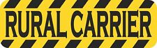 10in x 3in Rural Carrier Magnet Car Truck Vehicle Magnetic Sign picture