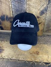 C2 Corvette Sting Ray Black 100% Cotton Hat One Size Fits Most Made In China picture