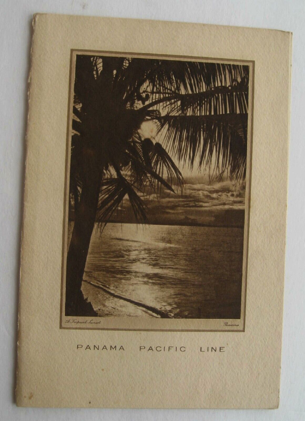 Panama Pacific Line Luncheon Menu S.S. Pennsylvania 1937