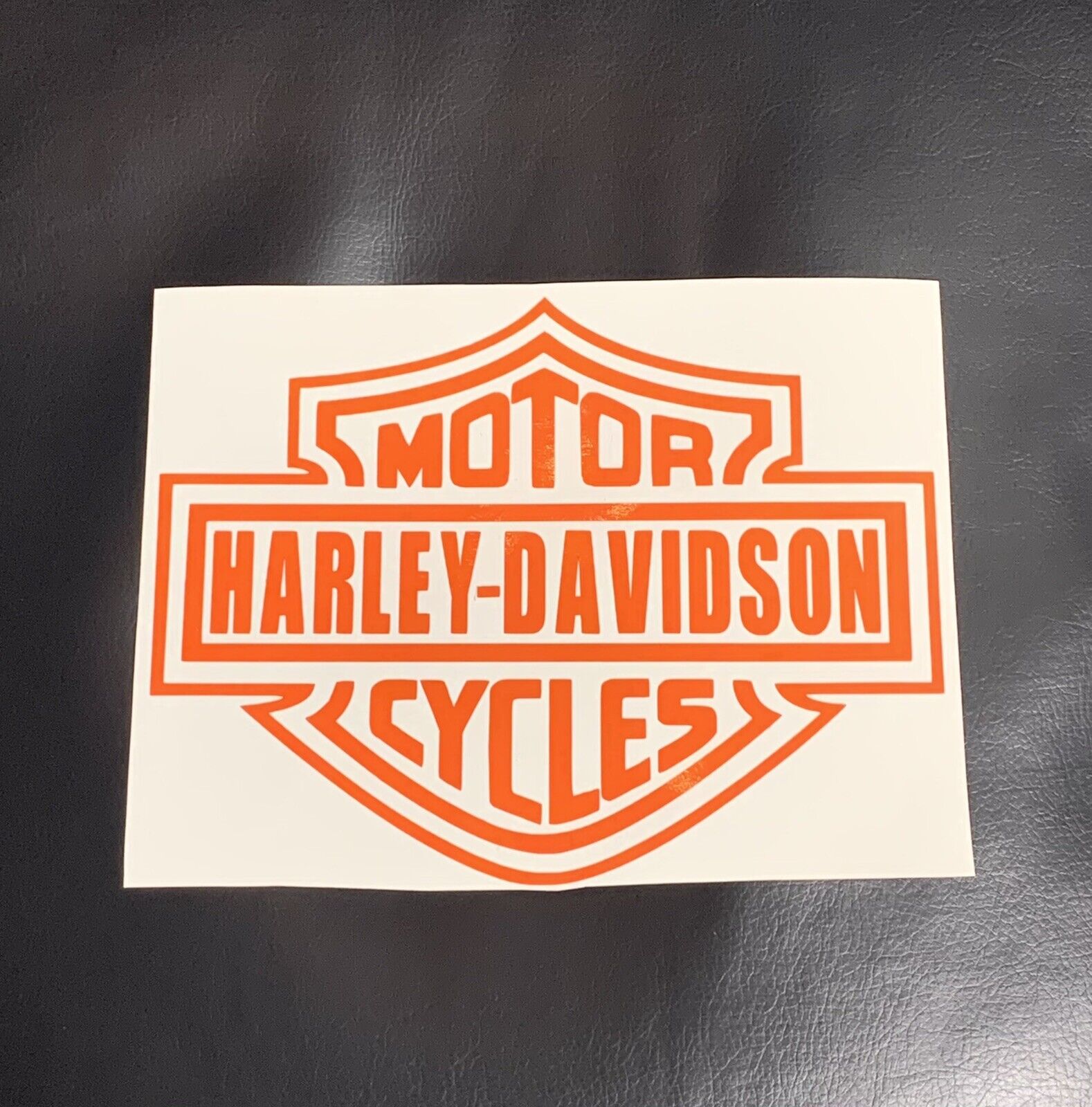 Harley Davidson Bar and Shield Sticker 6.5