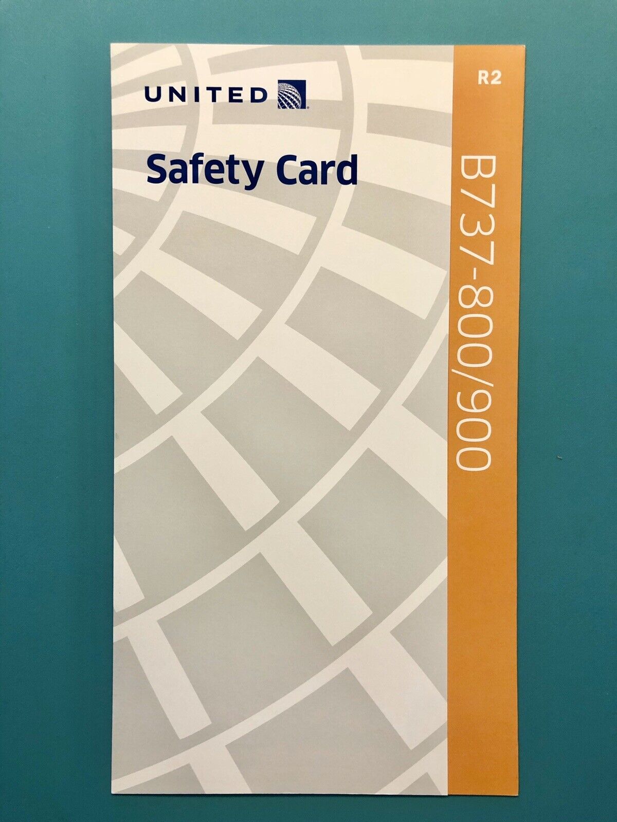 UNITED AIRLINES SAFETY CARD--737-800/900