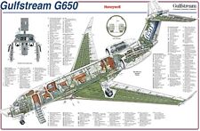 Gulfstream G650 cutaway poster 24