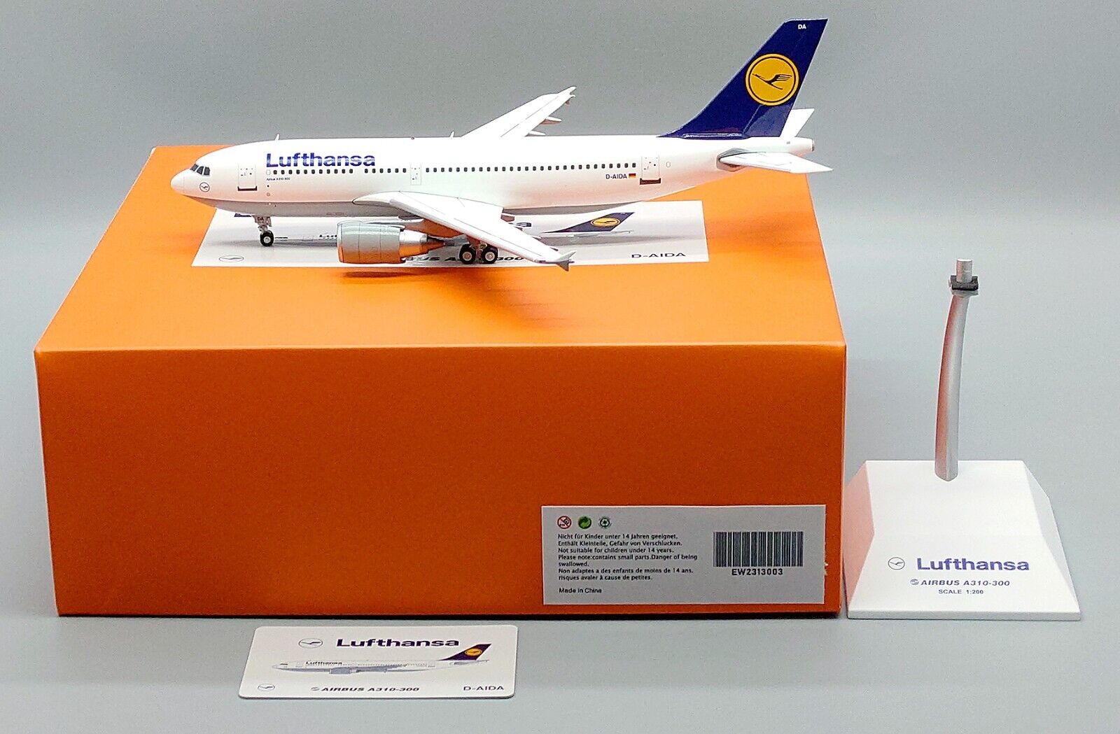 Lufthansa A310-300 Reg: D-AIDA EW Wings Scale 1:200 Diecast EW2313003