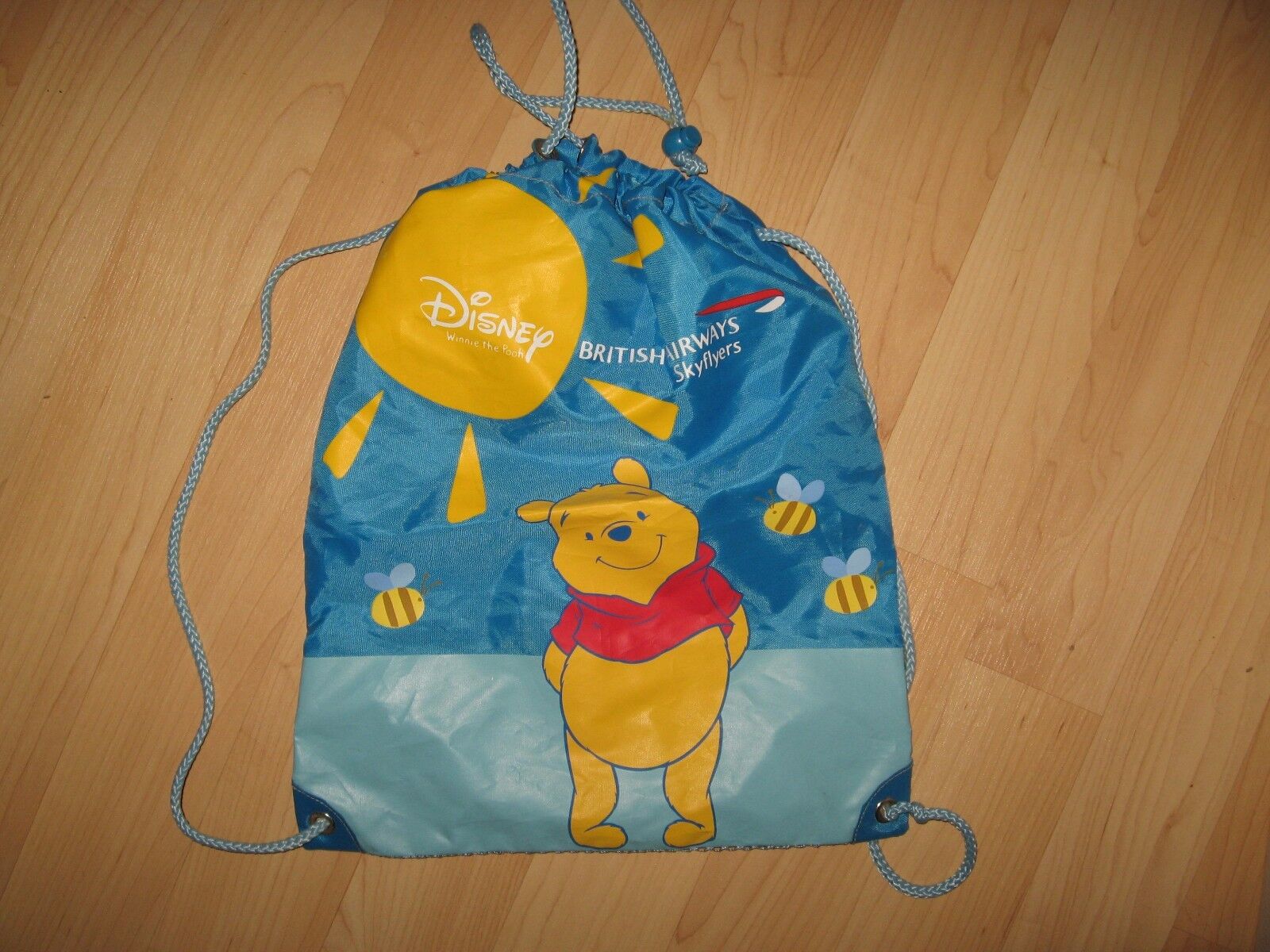 British Airways Kids Backpack - Walt Disney World Winnie The Pooh Nylon Bag